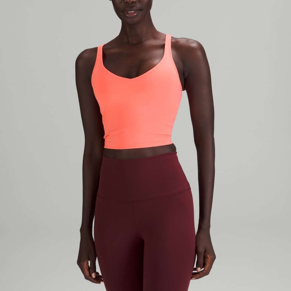 lululemon raspberry cream align tank
